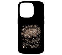 Fibonacci Golden Sunflower Floral Graphic Geometry Math Case for iPhone 14 Pro