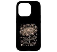 Fibonacci Golden Sunflower Floral Graphic Geometry Math Case for iPhone 15 Pro