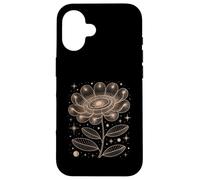 Fibonacci Golden Sunflower Floral Graphic Geometry Math Case for iPhone 16