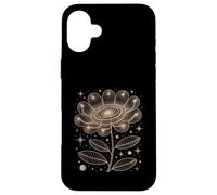 Fibonacci Golden Sunflower Floral Graphic Geometry Math Case for iPhone 16 Plus