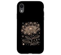 Fibonacci Golden Sunflower Floral Graphic Geometry Math Case for iPhone XR