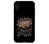 Fibonacci Golden Sunflower Floral Graphic Geometry Math Case for iPhone XS Max