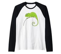 Fibonacci Sequence Chameleon Golden Ratio Rule Mathematics Raglan Baseball Tee