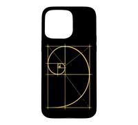 Fibonacci Sequence Golden Spiral Geometry Mathematics Math Case for iPhone 15 Pro Max