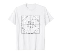 Fibonacci Sequence Spiral Golden Ratio T-Shirt