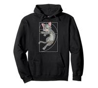 Fibonacci Spiral Cat Golden Ratio Pullover Hoodie