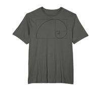 Fibonacci Spiral Fibonacci Sequence Golden Ratio T-Shirt