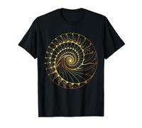 Fibonacci Spiral Ratio Mathematicians Sacred Geometry T-Shirt