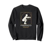 Fibonacci Squat Strength Math Fitness Mindset Concept Sweatshirt