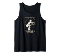 Fibonacci Squat Strength Math Fitness Mindset Concept Tank Top
