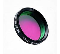 FIBONAX Ultra High Contrast UHC 1.25 inch Telescope Filter，Eliminates Light Pollution, Improves Astrophotography Contrast, Aluminum Alloy Frame, Stackable Filter Structure, Astronomical Components