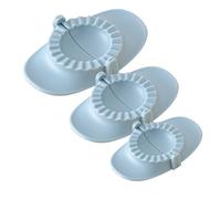 FIBOUND 3 Pieces Plastic Dumpling Mould, Dumpling Machine, Manual Pierogi Press Mould, Plastic Ravoli Moulds, Dumpling Press for Making Dumplings, Pot Stickers, Pie