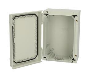 Fibox 4812000 NEO ABS 32x22x15cm G Hinged ABS enclosure with grey cover