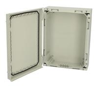 Fibox 4812002 NEO ABS 42x32x15cm G Hinged ABS enclosure with grey cover