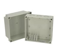 Fibox Grey Polycarbonate Enclosure, IP66, IP67, Grey Lid, 180 x 180 x 125mm