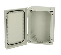 Fibox NEO PC 42x32x15cm G Hinged polycarbonate enclosure with gr