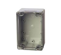Fibox 7022641 PCT 08x16x10cm Enclosure, PC Clear transparent cover