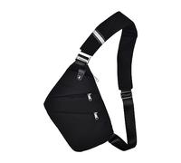 Fibrdoo Men's Multi-Pocket Chest Bag, Anti-Theft Shoulder Bags, Sling Crossbody Shoulder Bag, Men's Small for Outdoor Travel, Hiking, Jogging