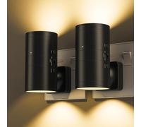 Fibrdoo Night Light Plug in, Dusk to Dawn Sensor Led Night Light Black