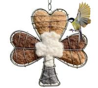 Fibre for Bird Nests | Reusable Metal Basket, Handmade Nesting Material - for Canaries Parakeets Outdoor Garden and Tree