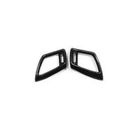 Fibre For Nissan For X Trail For XTrail For T32 For Rogue 2014-2020 Car Door Armrest Window Glass Lift Button Cover Accessories 4pcs Air Conditioner Headlight Switch Knob Trim(Left and Right Air)