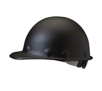Fibre-Metal by Honeywell P2AQRW11A000 Super Eight Fiber Glass Cap Style Ratchet Hard Hat with Quick-Lok, Black