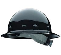 Fibre Metal Supereight Full Brim Hard Hat With Ratchet Suspension Black