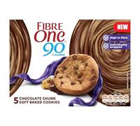 Fibre One 90 Calorie Snack Bars Chocolate Chunk Cookies 5 x 24 g