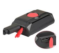 Fibre optic chest and back bands with replaceable battery, conveniently removable and independently chargeable, extend the life of the dog chest and back bands and are ideal for on the go