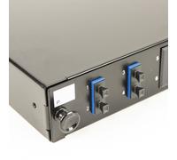 Fibre Optic Patch Panel 12 port with 2 x SC Duplex SM Modules Adapters 4 Fibres