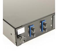 Fibre Optic Patch Panel 12 port with 2 x SC Duplex SM Modules Adapters 4 Fibres