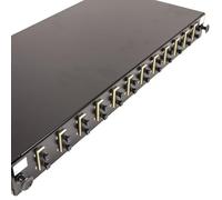 Fibre Optic Patch Panel 24 port with 12 x SC Duplex MM Modules Adapter 24 Fibres