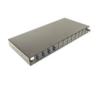 Fibre Optic Patch Panel 12 port with 4 x SC Duplex MM Modules Adapters 8 Fibres