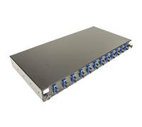 Fibre Optic Patch Panel with SC or LC Duplex MM Modules Adapters 4/8/12/24 Ports