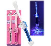 Fibre Optic Unicorn Wand Light Up Girls Toy Party