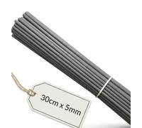 Fibre Reed Fragrance Oil Diffuser Replacement Sticks Black Grey White 30cm x 5mm (Grey)