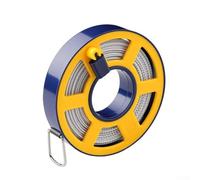 Fibre Tape Measure 10m Double Sided Metric for imperial Soft Ruler for Home Sewing Tailoring Fabric Clothes Body Waist Blue