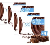 Fibree One 90 Calorie Chocolate Fudge Cake Brownie Snacks 4x24g (4 Pack)