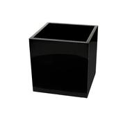 Fibreglass Cube Planter 60cm in Matte Black Primrose Black One Size