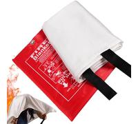 Fibreglass Fire Blanket, Kitchen Fire Blanket, Fibreglass Flame Retardant Cover, Fireproof Safety Rug, Survival Equipment, School Supplies for School, Fireplace, Grill