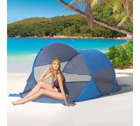 Fibreglass Frame 2 Person Pop-Up Lightweight Camping Tent Blue