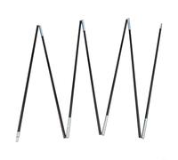 Fibreglass Replacement Tent Pole 7 mm Diameter 10.5 ft 11.2 ft 11.8 ft 12.8 ft 13.5 ft For 1 Person 2 Person 3 Person 4 Person Tents (3.2 m)