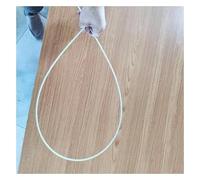 Fibreglass rod， 10PCS White Glass Fiber Rod Insulation and High Temperature Resistance Solid Fiberglass Bar(1x500mm)