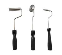 Fibreglass Roller Tools, Aluminium Alloy Bubble Roller Set, 3-Piece Fibreglass Lamination Kit, Bubble Paddle Tool for Resin, Gel Layer and Composite Work