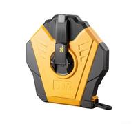 Fibreglass Tape Measure with Triple Feed, Double-Sided for Scale for High Precision, Robust ABS TPR Housing, Waterproof Nylon Tape for Construction and Surveying, Available in 20M/30M/50M (20M)
