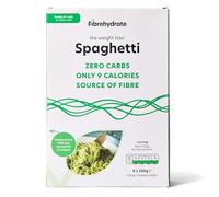 Fibrehydrate Konjac Spaghetti (8 Pack) - Low Carb Pasta Alternative, Vegan, Gluten Free, Keto Friendly, High Fibre, 9 Calories Per Serving, Primal Living