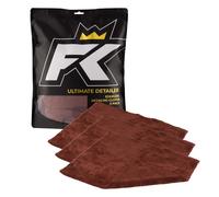 FibreKing Ultimate Detailer Cloth Brown - 3 Pack One Size Brown