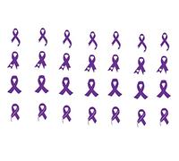 Fibromyalgia Collection (Fibromyalgia Vinyl Stickers Ribbon c2 Purple)