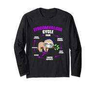 Fibromyalgia Cycle Fibro Fibromyalgia Survivor Fibromyalgia Long Sleeve T-Shirt
