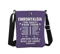 Fibromyalgia Daily Pain Tour Crossbody Bag Chronic Pain Survivor Fibromyalgia Gift Chronic Illness Gift (Fibromyalgia CB EU)